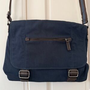 Stylish Navy Messenger Bag